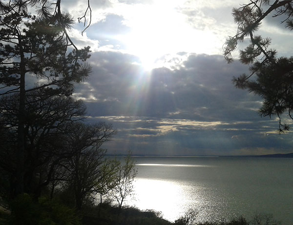 Felh�k a Balaton felett